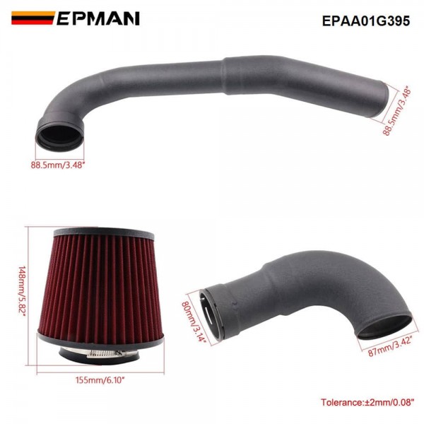 EPMAN Cold Air Intake System For BMW M3 G80 / For BMW M4 G82 G83 S58 3.0T Turbo | Dual Filter Heat Shield Kit EPAA01G395