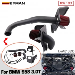EPMAN Cold Air Intake System For BMW M3 G80 / For BMW M4 G82 G83 S58 3.0T Turbo | Dual Filter Heat Shield Kit EPAA01G395