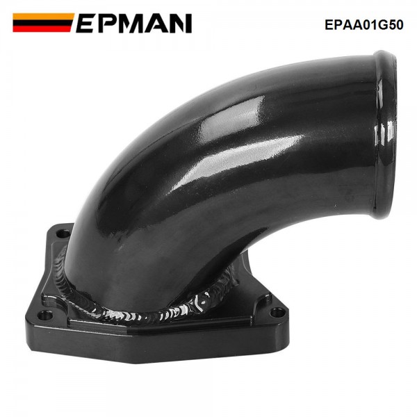 EPMAN Billet Aluminum Turbo Air Intake Elbow Pipe For Ford F250 F350 F450 6.0L Powerstroke Diesel 03-07 EPAA01G50