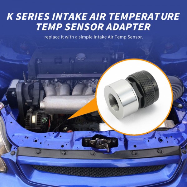 EPMAN K Series Intake Air Temperature Aluminum Temp Sensor Adapter For K20 K24 K Swap Civic EG EK EPAA01G83K