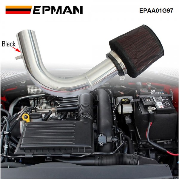 EPMAN Cold Air Intake Kit With High Flow Air Filter For VW Golf 7 Passat Skoda Audi A3 Replacement Aluminum Pipe Intake System EPAA01G97