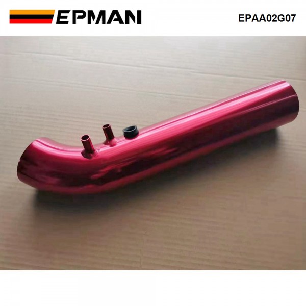 EPMAN 20SETS/CARTON Universal 3" 76mm Aluminum car Air Intake Pipe Kit 3 Inch Racing Car Cold Air Intake Aluminum Pipe Air filter Induction Pipe EPAA02G07-20T