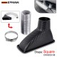 EPMAN 20SETS/CARTON Air Intake Duct,Air Duct Front Bumper Cooling Air Intake Pipe Hose Universal for Replacement Car Cooling Air Pipe Car Square Brake Air Duct EPAA02G14B-20T