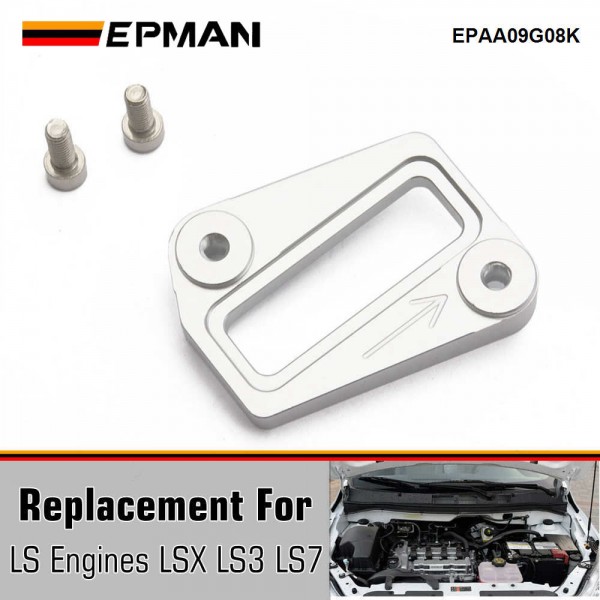 EPMAN For LS3 MAF Mass Air Flow Sensor Bung LS Billet Boss Mount Weld Flange EPAA09G08K