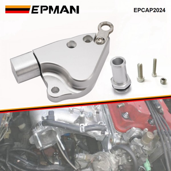 EPMAN Aluminum Intake Manifold Conversion Nipple Kit K20 Intake Manifold Adapter on K24 Coolant For Honda For Acura EPCAP2024