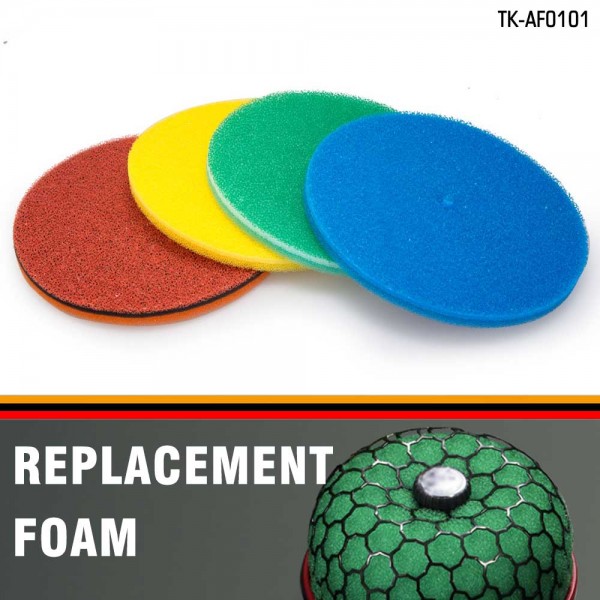 10PCS/LOT   Air Filter Foam/Air Filter sponge (Green,Red,Yellow,Blue) TK-AF0101
