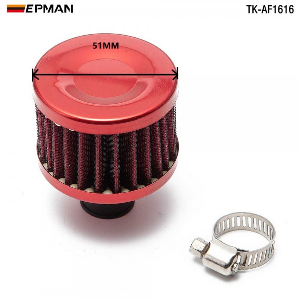 TANSKY Air Intake Crankcase Breather Filter Neck 11mm For Oil Catch Can Tank TK-AF1616