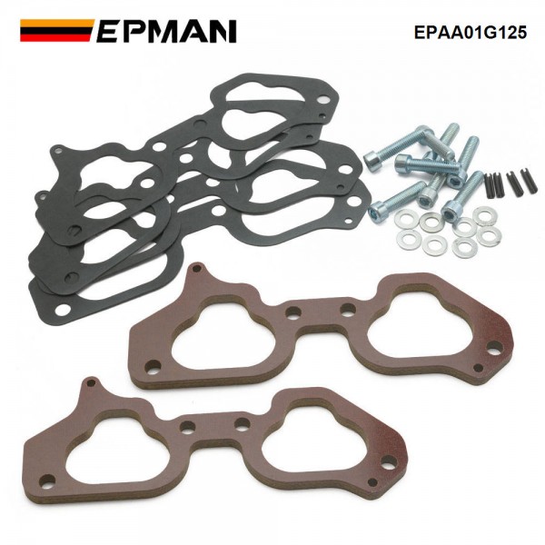 EPMAN 8mm Phenolic Spacer Kit For Subaru WRX STI FXT LGT 04-12 Intake Manifold Air Intake Accessories EPAA01G125