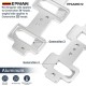 EPMAN Rectangle Intake Manifold Adapter Plates For LS1 Cathedral Port Cylinder Head to LS3 LSA ZL1 CTS-V Silver EPAA09G12 EPMAN Rectangle Intake Manifold Adapter Plates For LS1 Cathedral Port Cylinder Head to LS3 LSA ZL1 CTS-V Silver EPAA09G12