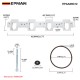 EPMAN Rectangle Intake Manifold Adapter Plates For LS1 Cathedral Port Cylinder Head to LS3 LSA ZL1 CTS-V Silver EPAA09G12 EPMAN Rectangle Intake Manifold Adapter Plates For LS1 Cathedral Port Cylinder Head to LS3 LSA ZL1 CTS-V Silver EPAA09G12