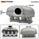 EPMAN Centerfeed Intake Manifold - Cast Aluminum + CNC, 90mm Opening, Silver or Black, FOR K20/K24 & K-Swap EPAA09G32