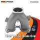 EPMAN Cast Aluminum Y-Pipe Manifold Intake Oval for Nissan TB48 For Toyota 1FZ 4500 Turbo Upgrade EPAA20G04K
