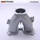 EPMAN Cast Aluminum Y-Pipe Manifold Intake Oval for Nissan TB48 For Toyota 1FZ 4500 Turbo Upgrade EPAA20G04K
