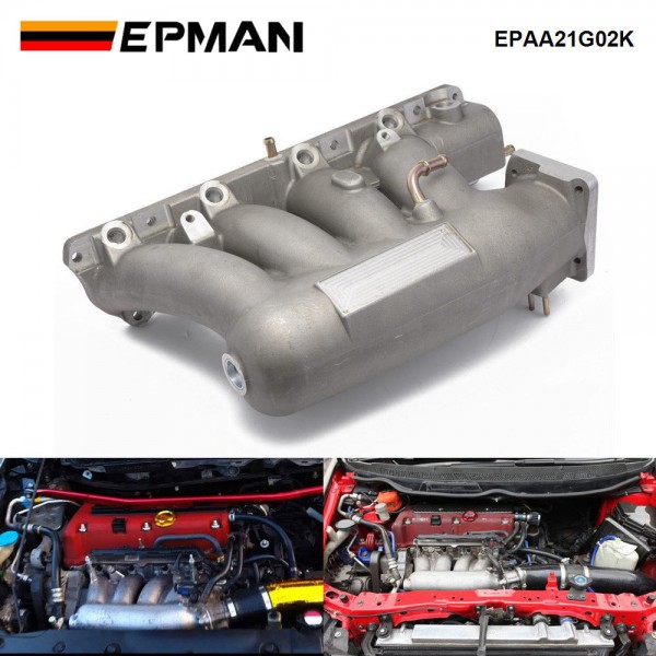 EPMAN Car Modification Cast Aluminum Intake Manifold  (Race Only) For Honda/Acura K20A2/K20A3 02-06 EPAA21G02K