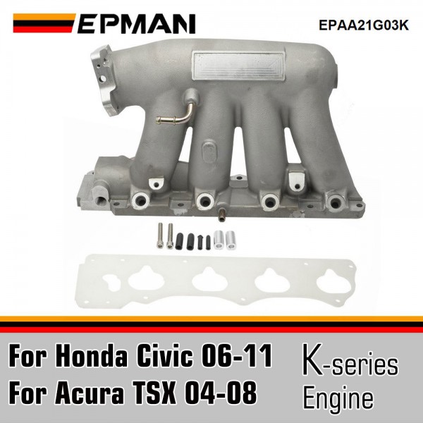 EPMAN Car Modification Cast Aluminum Intake Manifold For Honda Civic 06-11 For Acura TSX K20Z3 04-08 EPAA21G03K EPMAN Car Modification Cast Aluminum Intake Manifold For Honda Civic 06-11 For Acura TSX K20Z3 04-08 EPAA21G03K