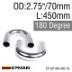 70mm(2.75") +$4.40
