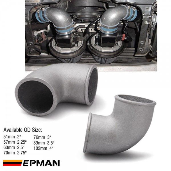 Tansky Cast Aluminum Elbow 90 Degree Pipe 51mm 57mm 63mm 70mm 76mm 89mm 102mm 2" 2.25" 2.5" 2.75" 3" 3.5" 4" Universal Tansky Cast Aluminum Elbow 90 Degree Pipe 51mm 57mm 63mm 70mm 76mm 89mm 102mm 2" 2.25" 2.5" 2.75" 3" 3.5" 4" Universal