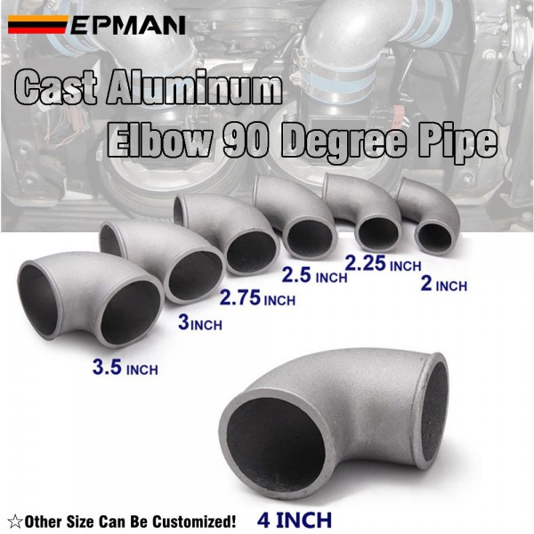 Tansky Cast Aluminum Elbow 90 Degree Pipe 51mm 57mm 63mm 70mm 76mm 89mm 102mm 2" 2.25" 2.5" 2.75" 3" 3.5" 4" Universal Tansky Cast Aluminum Elbow 90 Degree Pipe 51mm 57mm 63mm 70mm 76mm 89mm 102mm 2" 2.25" 2.5" 2.75" 3" 3.5" 4" Universal