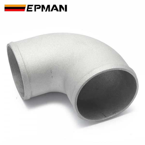 EPMAN Universal Cast Aluminum 90 Degree Reducer Pipes Intercooler Turbo Elbow Reducer Pipe Joiner 
