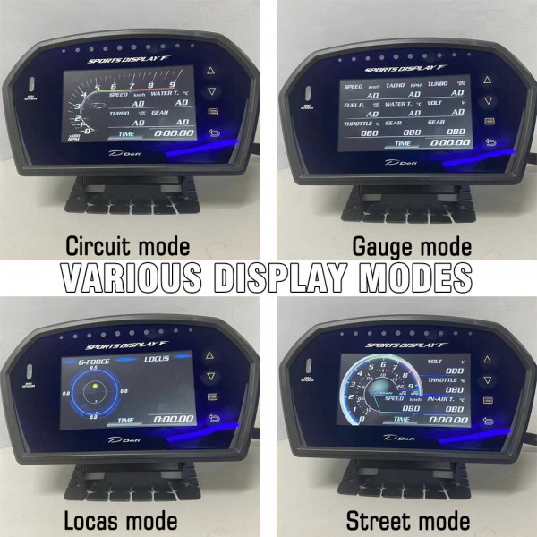 Defi Gauge Water /Oil Temp Boost Speed Tachometer DSDF LCD Screen OBD2 Multi-Function Smart Meter Defi Sports Display English DF15902 Defi Gauge Water /Oil Temp Boost Speed Tachometer DSDF LCD Screen OBD2 Multi-Function Smart Meter Defi Sports Display English DF15902
