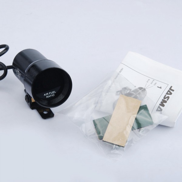 EPMAN 37mm Compact Micro Digital Smoked Lens AIR / FUEL RAITO Gauge Auto Car meter Black EP37BKAIRF