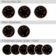 EPMAN 2" 52mm Turbo Boost Oil Pressure Oil Temp  Water Temperature Tachometer Volt Gauge EXT EGT Meter 10 Color Digital LED Display Car Meter 