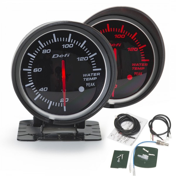  BF 60mm LED Water Temp Temprature Gauge Auto Car Motor Gauge with Red & White Light TK-BF60002-WATER