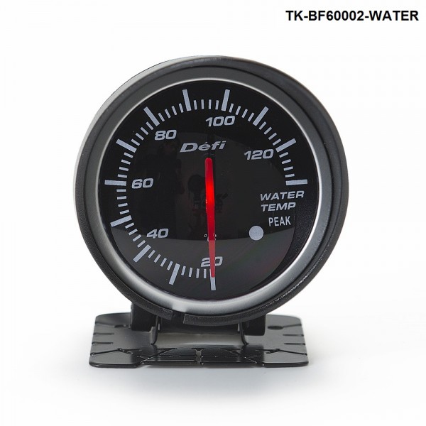  BF 60mm LED Water Temp Temprature Gauge Auto Car Motor Gauge with Red & White Light TK-BF60002-WATER