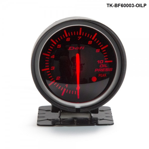 BF 60mm LED Oil Pressure Gauge High Quality Auto Car Motor Gauge with Red & White Light TK-BF60003-OILP