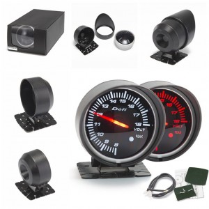  BF 60mm LED Volt Gauge High Quality Auto Car Motor Gauge with Red & White Light TK-BF60005-VOLT