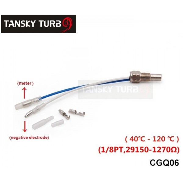 TANSKY Racing Sports Car Water Temperature Meter Sender Oil Temperature Sensor 1/8 NPT TK-CGQ06