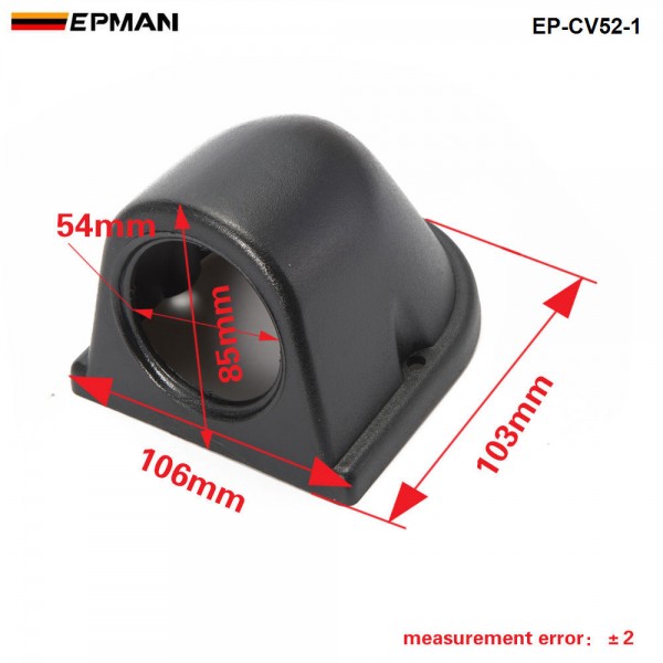 EPMAN 1 2 3 Holes Auto Meter Pod Single Twin Triple Car Gauge Panel 52mm Holder Cover