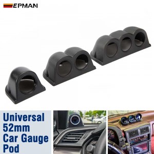EPMAN 1 2 3 Holes Auto Meter Pod Single Twin Triple Car Gauge Panel 52mm Holder Cover