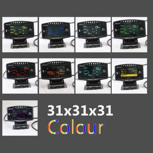 Adjustable Different Light Color New Type All In One Digital Meter Advance ZD Display Gauge TK-DF09703