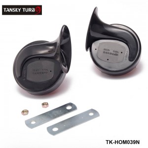 Tansky - 1 Pair 12v 110dB 510Hz Auto Truck Dual Snail Horn High low Car Motor Vehicle TK-HOM039N