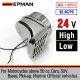 EPMAN Stainless Steel Single Compact Electric Snail Horn For Cars, SUV, Pick-up, Buses, Motorcycles above 50 cc, Marine Official Vehicles High / Low 24V EPMAN Stainless Steel Single Compact Electric Snail Horn For Cars, SUV, Pick-up, Buses, Motorcycles above 50 cc, Marine Official Vehicles High / Low 24V