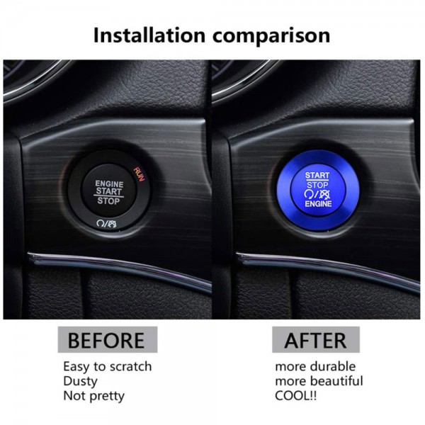 EPMAN Car Interior Engine Ignition Start Stop Push Button Switch Button Ring Cover Trim Sticker Car Interior For Jeep Liberty Compass EPYJK201JP EPMAN Car Interior Engine Ignition Start Stop Push Button Switch Button Ring Cover Trim Sticker Car Interior For Jeep Liberty Compass EPYJK201JP