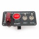  Racing Car Electronics Switch Kit Panel Engine Start Button toggle with accessory EP-RSK3014