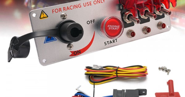 12V LED Ignition Switch Panel For Racing Car Engine Start Push Button Led Toggle Switch Carbon Fiber 4 In 1 Car Modifica I.569350607 12V LED Ignition Switch Panel For Racing Car Engine Start Push Button Led Toggle Switch Carbon Fiber 4 In 1 Car Modifica I.569350607