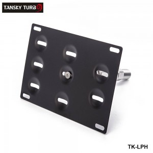 TANSKY Front Bumper Tow Hook License Plate Mount Bracket Holder For BMW For Toyota For Honda For VW For Nissan TK-LPH