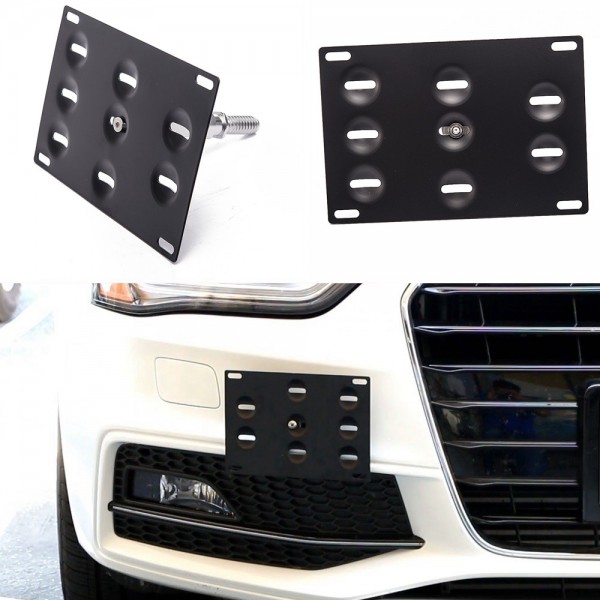 TANSKY - Front Bumper Tow Hook License Plate Mount Bracket Holder For BMW For Toyota For Honda For VW For Nissan TK-LPH TANSKY - Front Bumper Tow Hook License Plate Mount Bracket Holder For BMW For Toyota For Honda For VW For Nissan TK-LPH