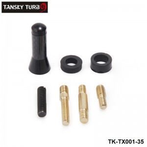 TANSKY - New Universal Length 3.5cm Car Truck Shark Fin Roof Decorative Dummy Antenna Aerial Black TK-TX001-35