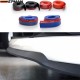 EPMAN Soft Carbon fiber Rubber Car bumper Strip 60mm Width 2.5m length Exterior Front Bumper Lip Kit (Black) EP-JT02