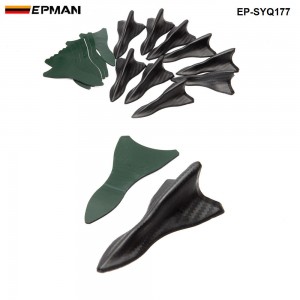 EPMAN -10pcs/lot Bumper Canard Fin Diffuser windshield Roof Spoiler Vortex Generator for BMW EP-SYQ177