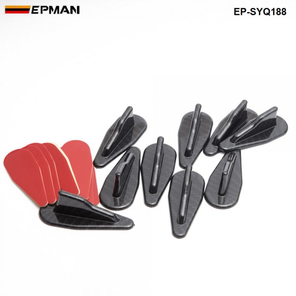 EPMAN -10PCS/Pack Bumper Diffuser windshield Roof Spoiler Vortex Generator EP-SYQ188 EPMAN -10PCS/Pack Bumper Diffuser windshield Roof Spoiler Vortex Generator EP-SYQ188