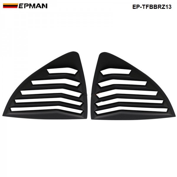 EPMAN - For Scion FRS Subaru BRZ 13-18 Style ABS Rear Side Window Louver Quarter Window Panel EP-TFBBRZ13