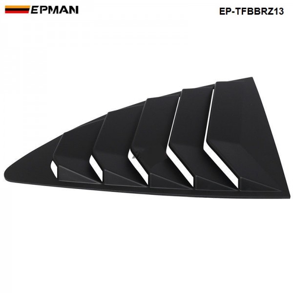EPMAN - For Scion FRS Subaru BRZ 13-18 Style ABS Rear Side Window Louver Quarter Window Panel EP-TFBBRZ13