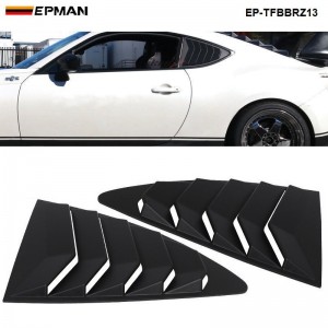 EPMAN - For Scion FRS Subaru BRZ 13-18 Style ABS Rear Side Window Louver Quarter Window Panel EP-TFBBRZ13