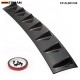 EPMAN - 20PCS/LOT Shark Fin 7 Wing Lip Diffuser 33" x6" Rear Bumper Chassis ABS Universal Black/Carbon Color EP-ZLB01C85-20T 