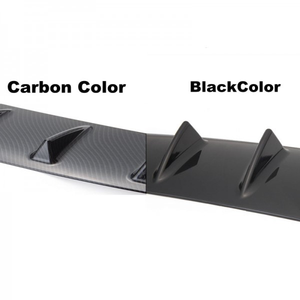 EPMAN - 20PCS/LOT Shark Fin 7 Wing Lip Diffuser 33" x6" Rear Bumper Chassis ABS Universal Black/Carbon Color EP-ZLB01C85-20T EPMAN - 20PCS/LOT Shark Fin 7 Wing Lip Diffuser 33" x6" Rear Bumper Chassis ABS Universal Black/Carbon Color EP-ZLB01C85-20T